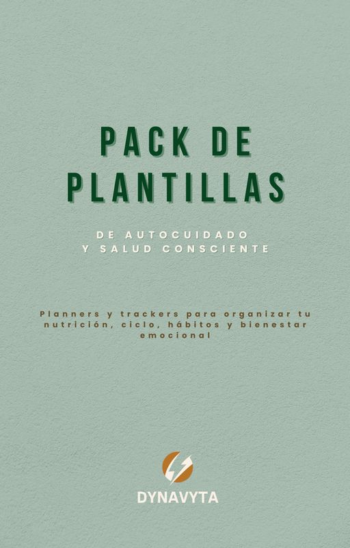Pack digital de plantillas de autocuidado y salud consciente (imagen 1)